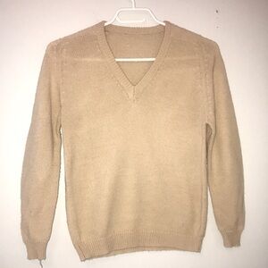 UNISEX VINTAGE 1970'S V-Neck Children's Sweater Size 10